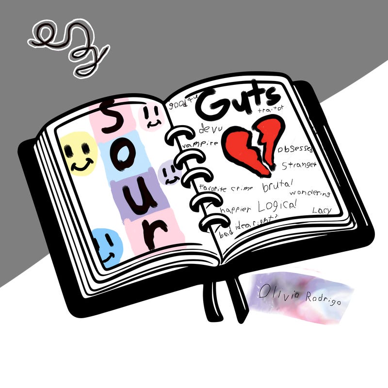 open note book blank