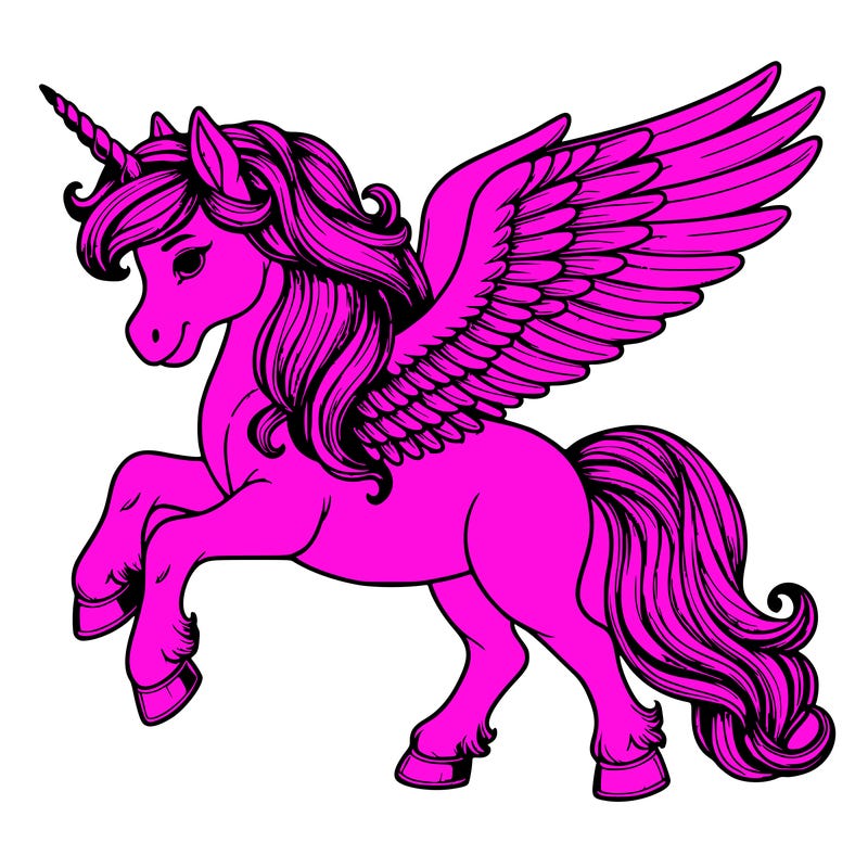 unicorn with wings realistic