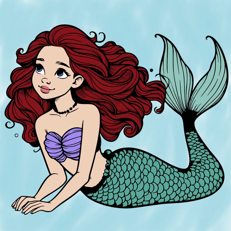 a realistic mermaid