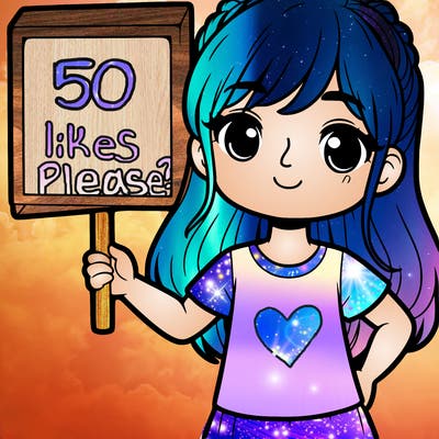 girl holding empty sign