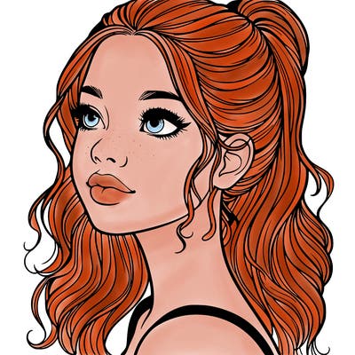 beautiful realistic girl