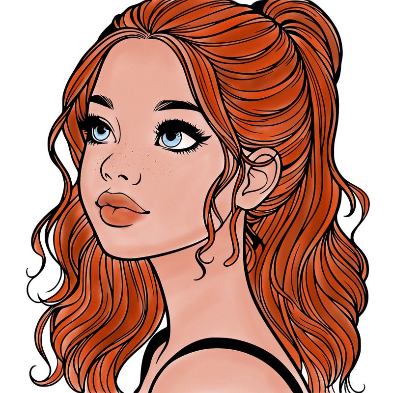 beautiful realistic girl