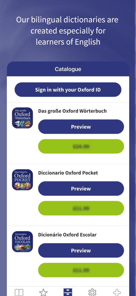 Oxford Learner’s Dictionaries - A catalogue of bilingual Oxford dictionaries for English learners with options for German Spanish and Portuguese speakers
