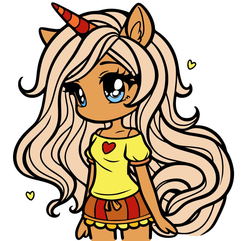 unicorn girl hybrid