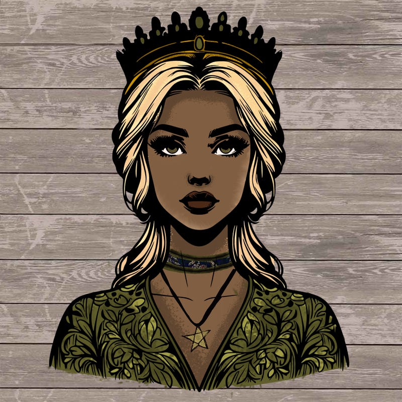 realistic beautiful queen
