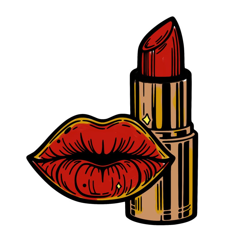 lips and lipstick