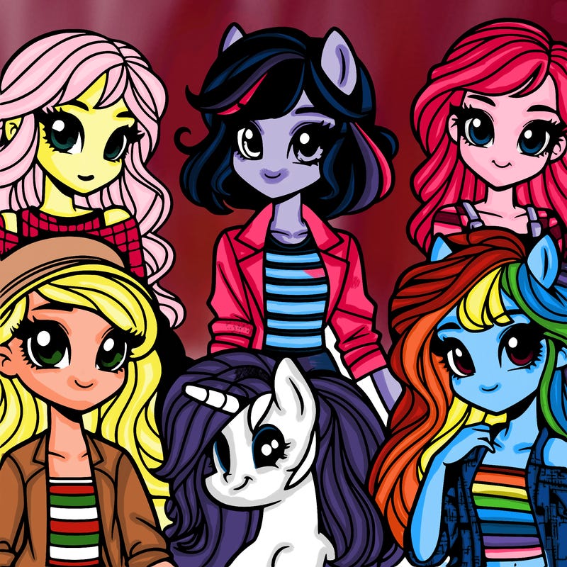 my little pony equestria girls all pony girls