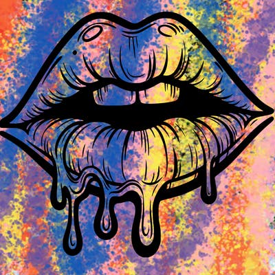 lips that look realistic and drip