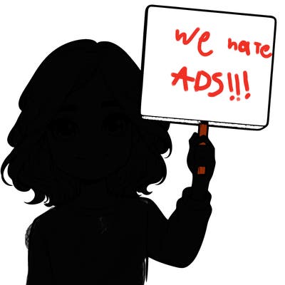 realistic girl holding up a sign