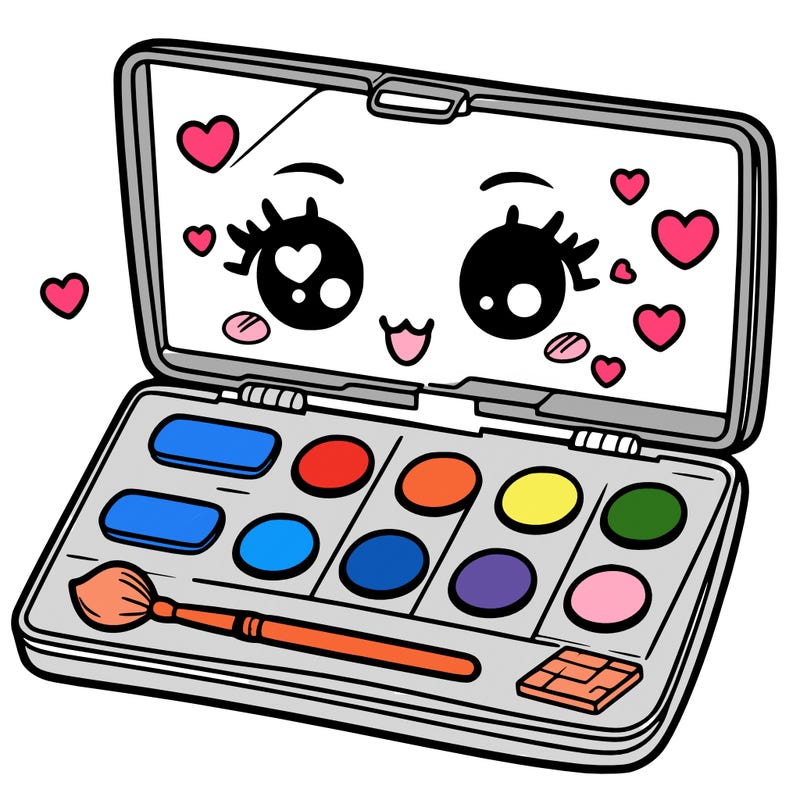 makeup pallet