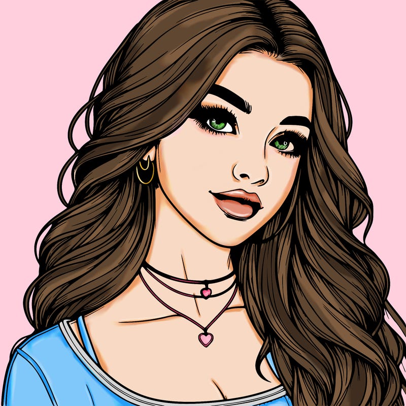 detailed realistic girl