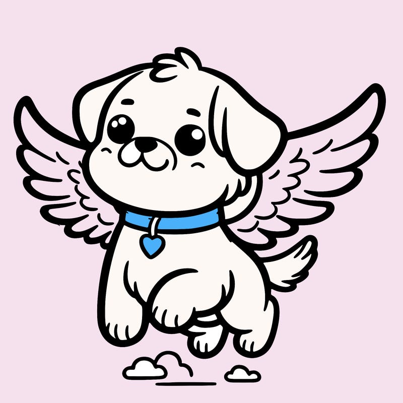 dog with wings
