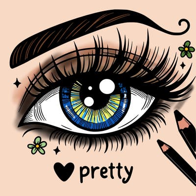 pretty eye