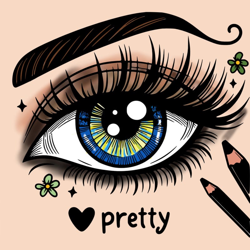 pretty eye