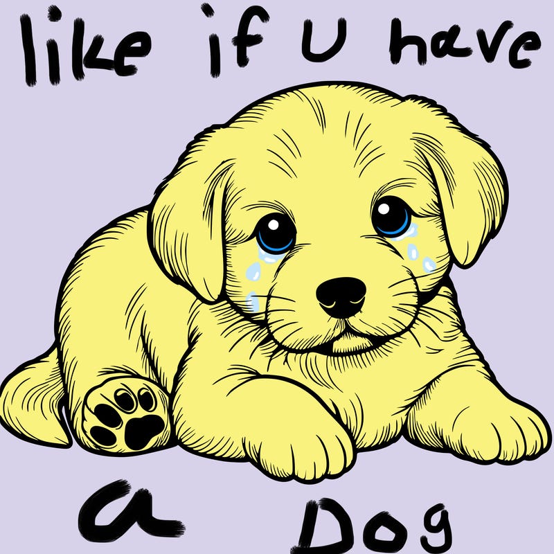 a cute realistic puppy