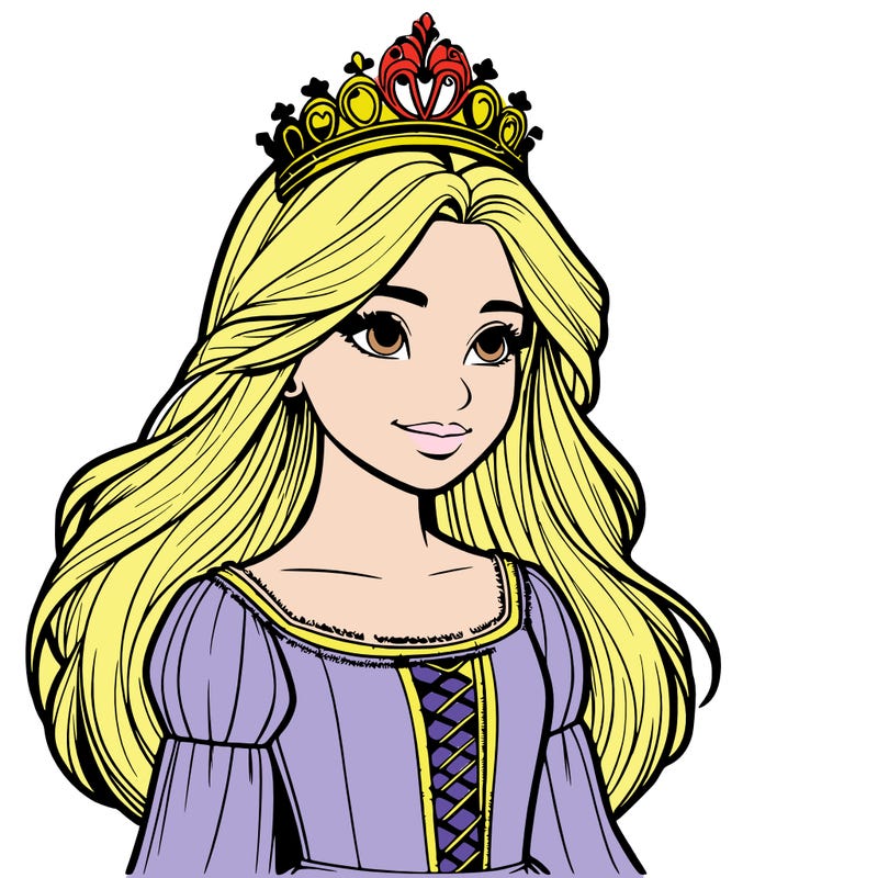 a realistic medieval princess with a tiara