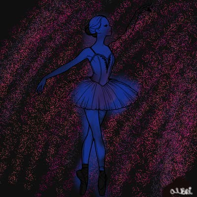 realistic ballerina