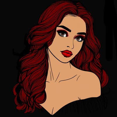 beautiful realistic girl