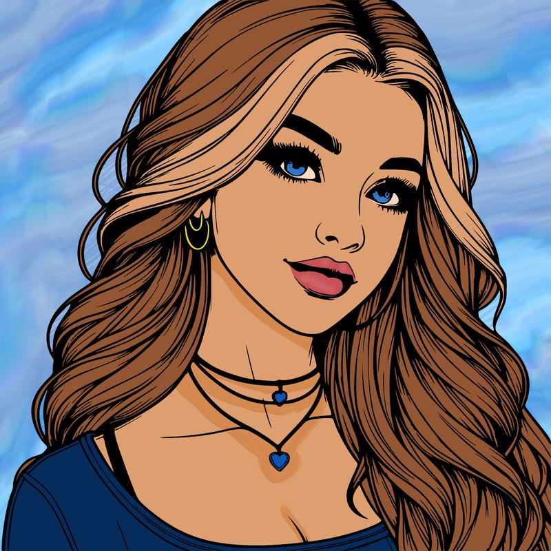 detailed realistic girl