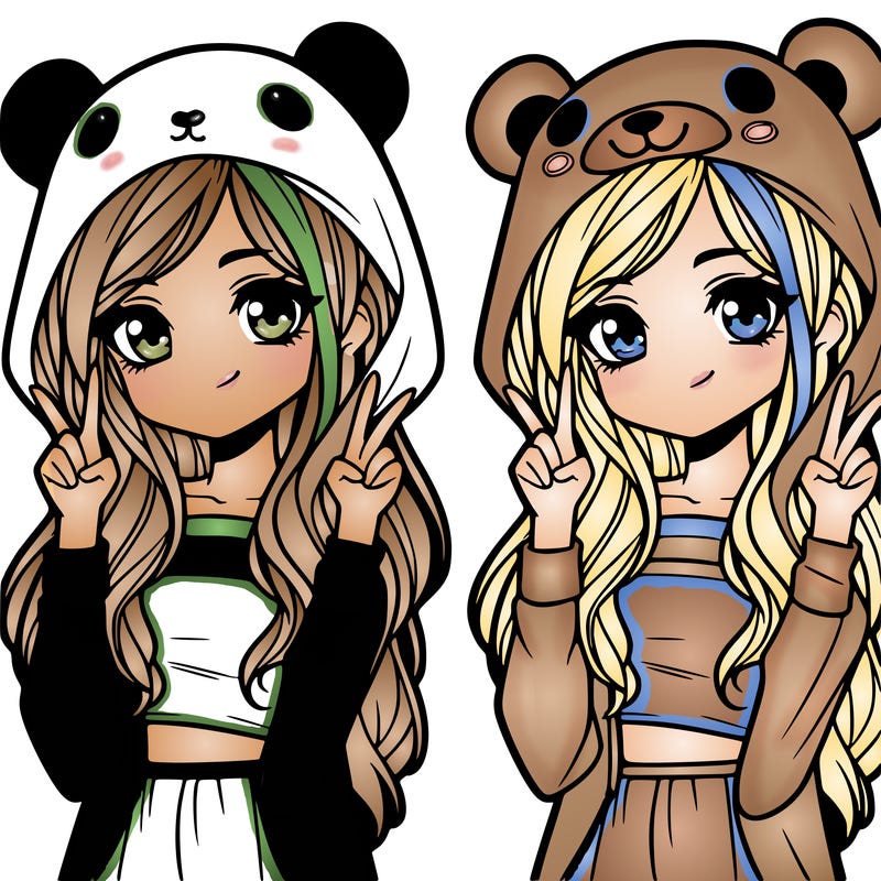 teen girl in animal costume