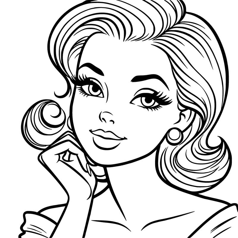 beautiful woman 1950’s style