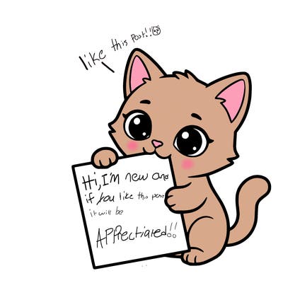 a small cat with a blank sheet of paper in its hand. the cat is sooooooo cute!