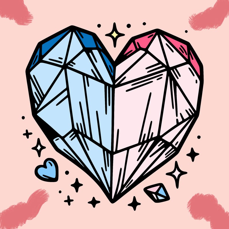 crystal heart