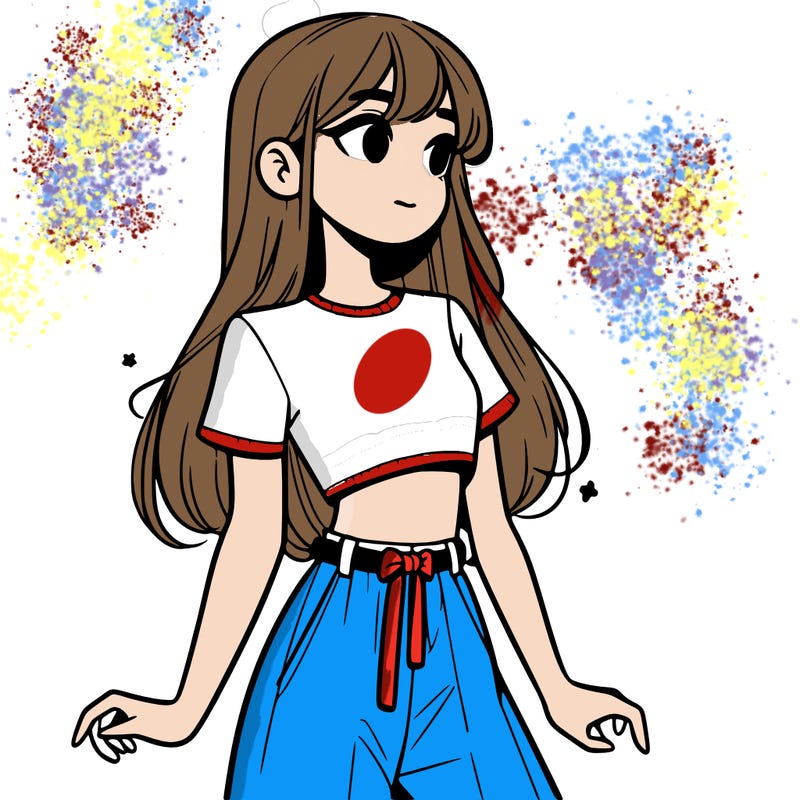 girl in a cute crop top