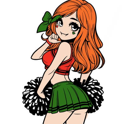 realistic cheerleader