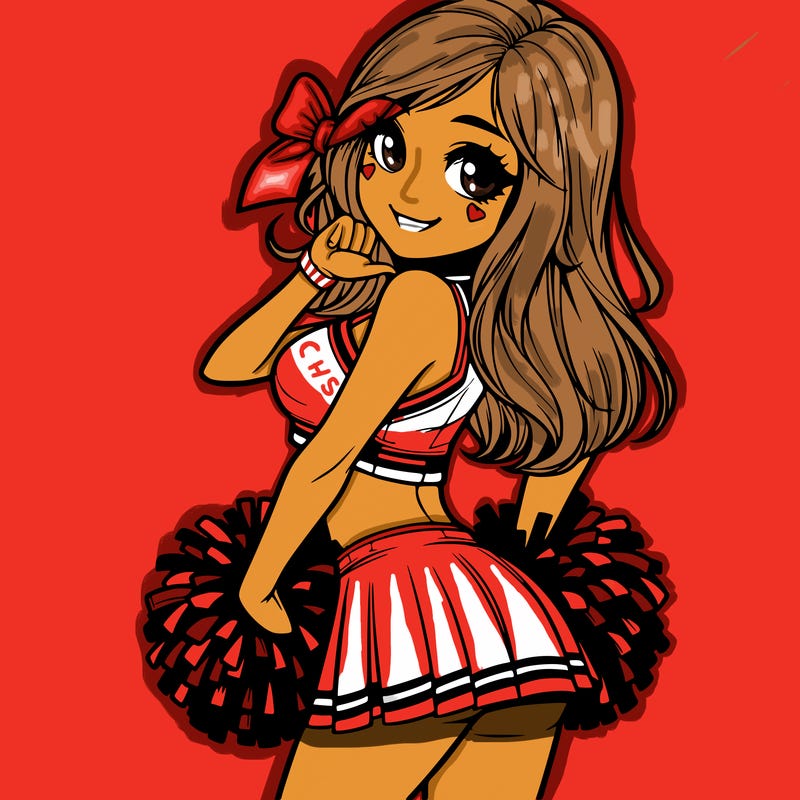 realistic cheerleader
