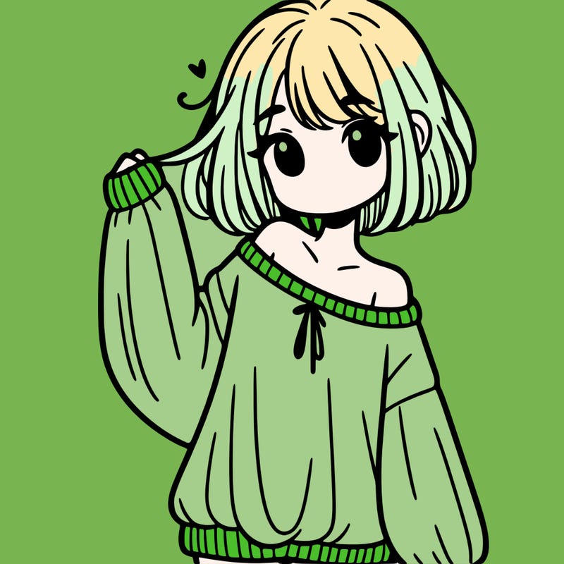 girl in baggy sweater hanging off her shoulder