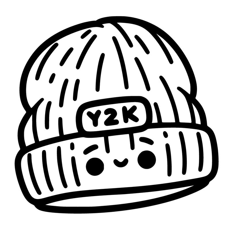 y2k beanie