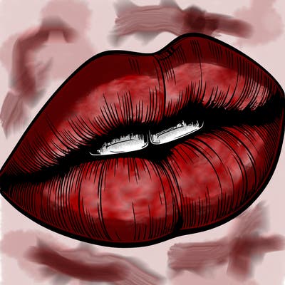 realistic lips