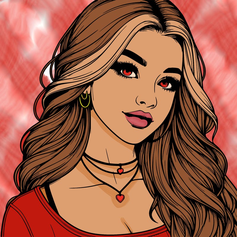 detailed realistic girl