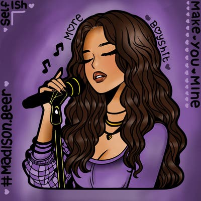 realistic female singer