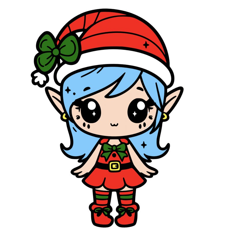 super cute elf girl