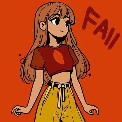 girl in a cute crop top