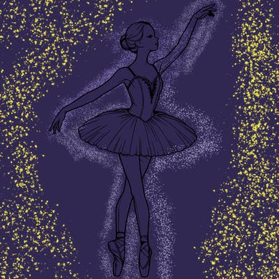 realistic ballerina