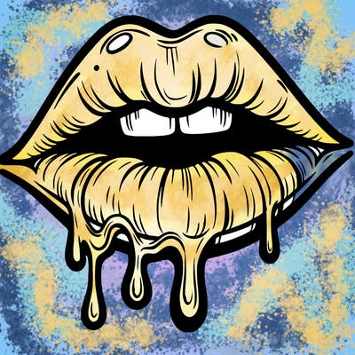 lips that look realistic and drip