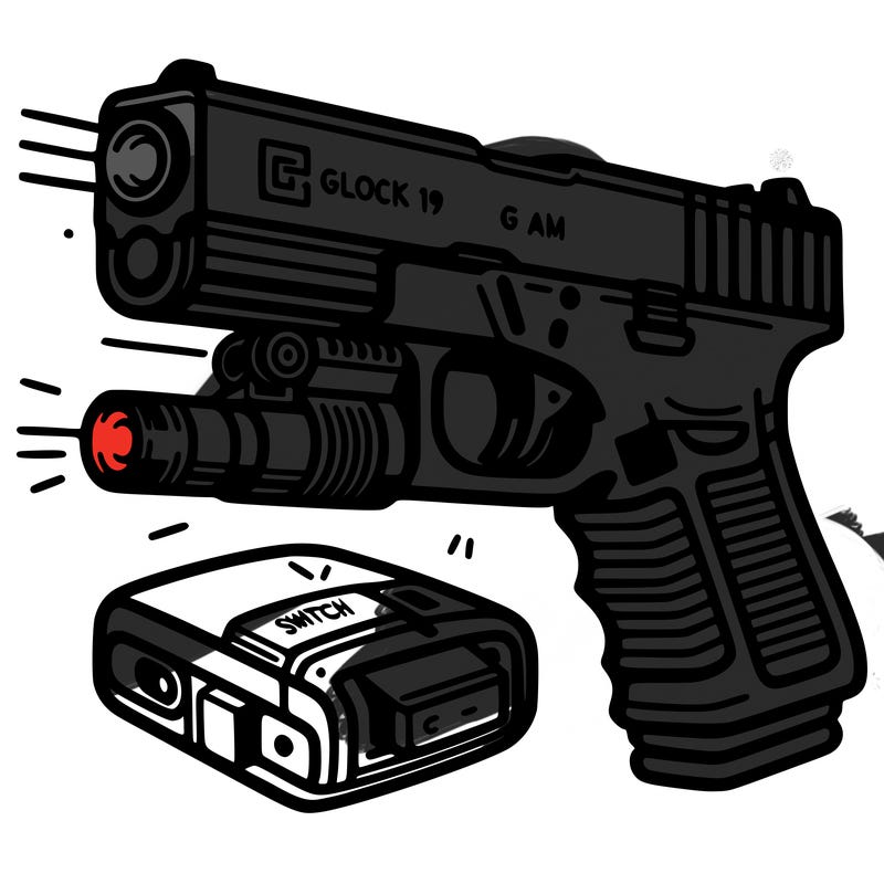 glock 19 w/ switch and beam