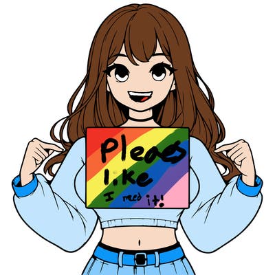 girl holding a blank sign in a long sleeve crop top