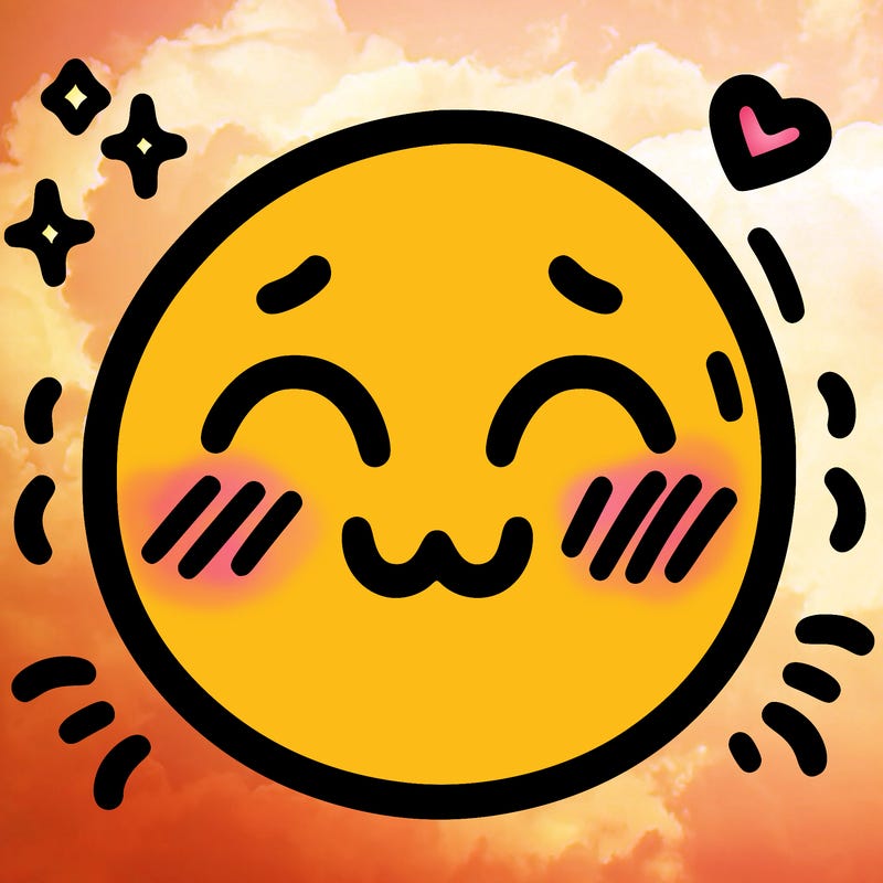 emoji containing the following emotion ☺️😗😉❤️😭