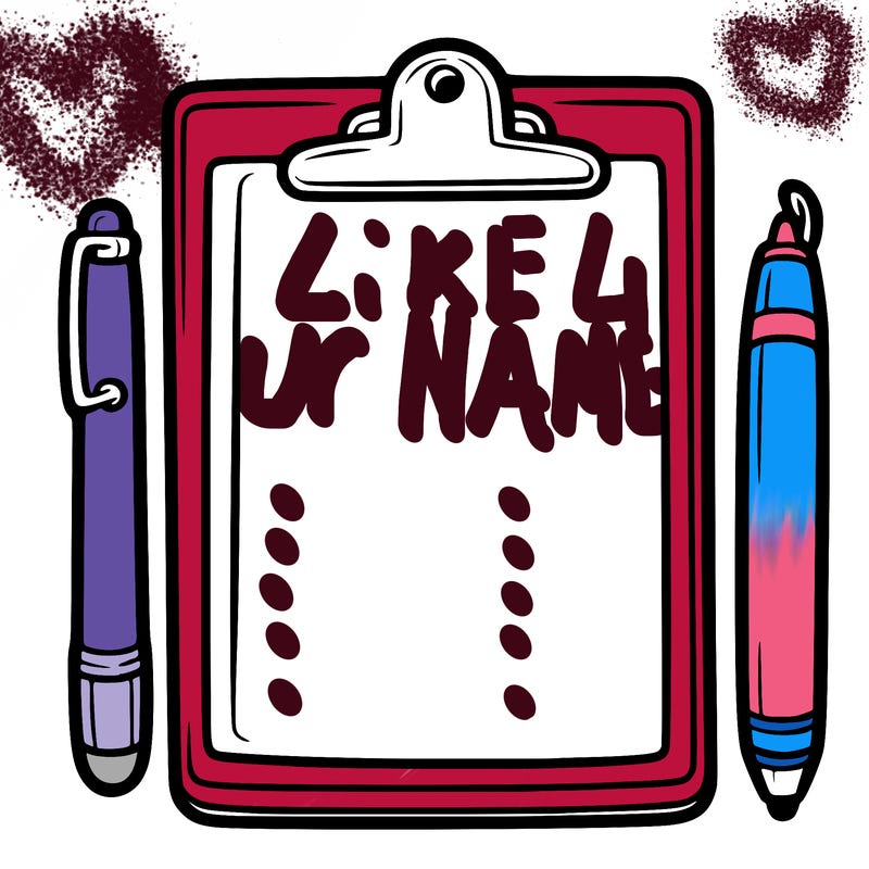 blank clip board with pen