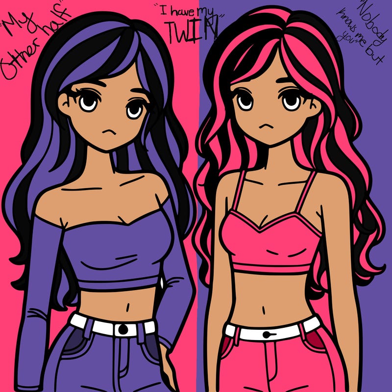 two girls in a crop top