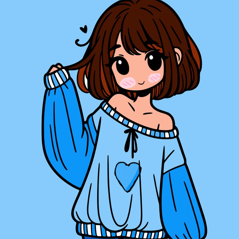 girl in baggy sweater hanging off her shoulder