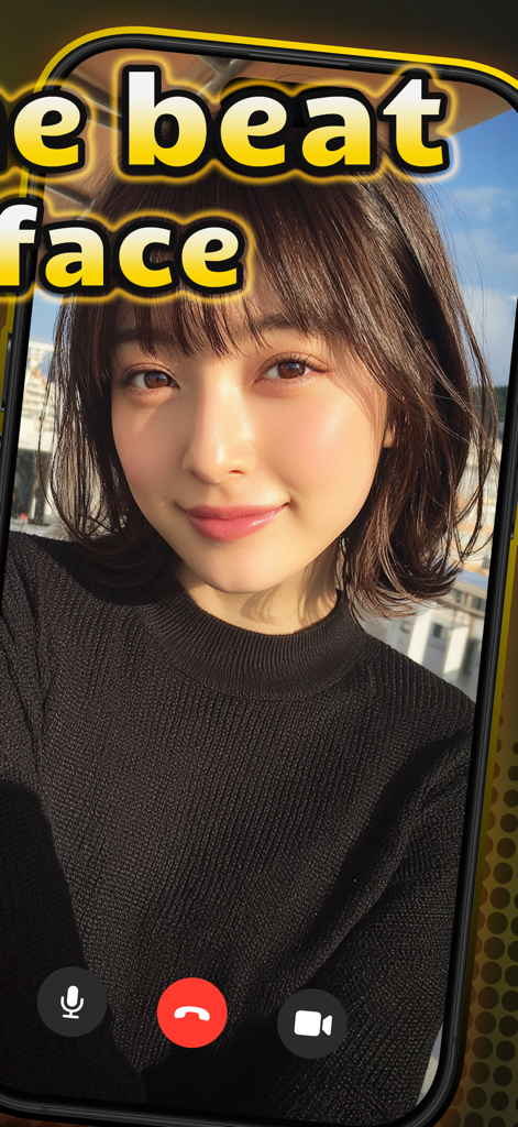 Interface of the Dark app showing a woman on a video call for a music lesson