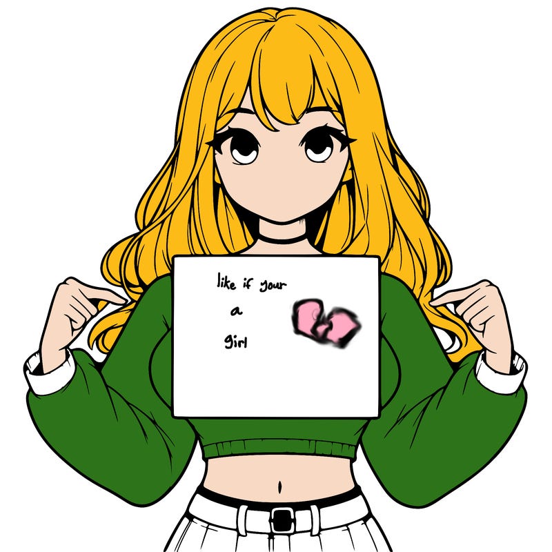 girl holding a blank sign in a long sleeve crop top