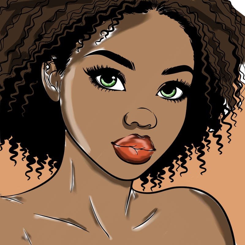 realistic black girl