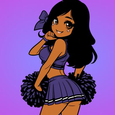 realistic cheerleader