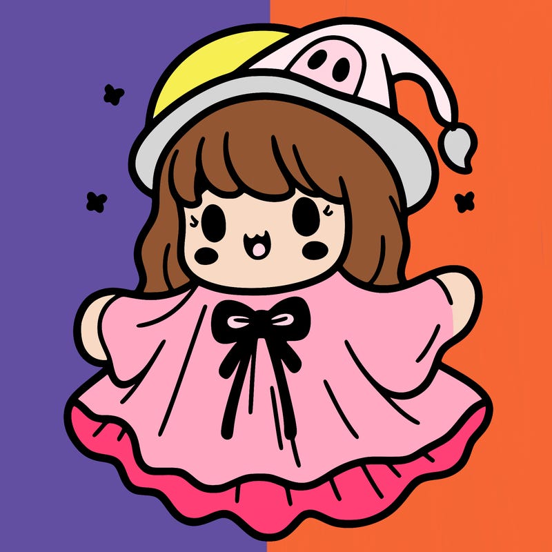 halloween girl in a ghost costume